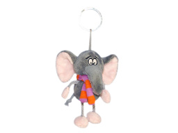 GS7394 - Elephant - 09 (10cm)  - w -  keychain