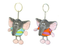 GS7410 - Elephant - 09 (11cm) - w -  keychain 