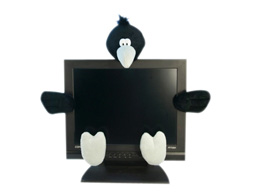 GS8334 - Crow (5 pcs set - monitor decoration)