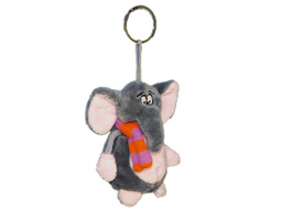 GS8089 - Elephant - 09 (12cm) - w -  keychain 