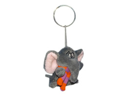 GS8097 - Elephant - 09 (7cm) - w -  keychain 