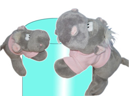 GS7395 - Hippo (16-28cm) - w - magnet