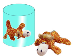 GS7395 - Giraffe (17-30cm) - w - magnet