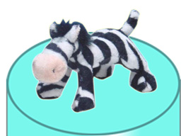 GS7389 - Zebra (13cm) - w - magnet