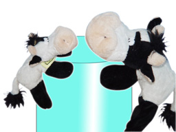 GS7395 - Cow (17-29cm) - w - magnet