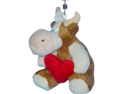 GS7383 - Bull (7.5cm) - w - keychain