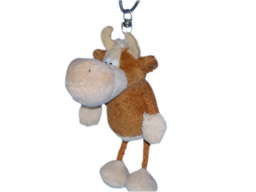 GS7394 - Bull  (10cm)   - w - keychain 