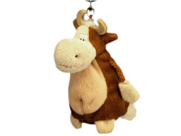 GS8089 - Bull (12cm)   - w - keychain 