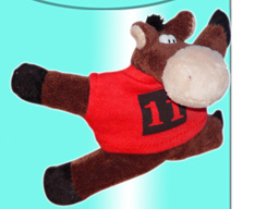 GS7387 - Horse (12cm) - w - magnet