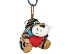  GS7383 - EE - Brown Tiger - 08  (7.5cm) - w - keychain