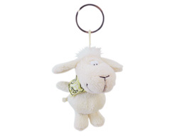 GS7390 - Sheep (8.5cm) - w - keychain