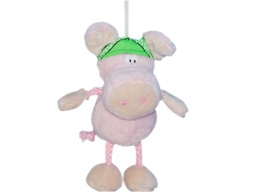 GS7394 - Pig (11cm) - w - keychain