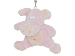 GS7883 - Pig (10cm) - w - keychain