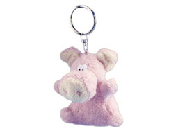 GS8097 - Pig (7cm) - w - keychain