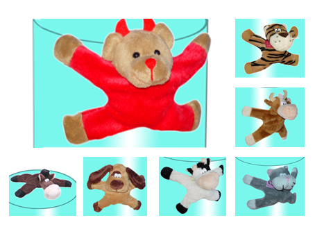 GS7387 - Animals - 12cm - w - magnets