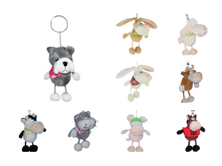 GS7394 - Animals - 9cm - w - Keychain