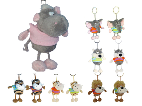 GS7410 - Animals - 11cm - w - Keychain