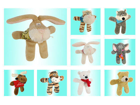GS7506 - Animals - 10cm - w - magents 