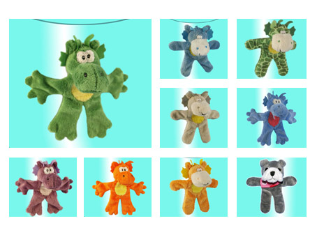GS7506 - Animals - 10cm - w - magents 