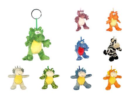 GS7549 - Animals - 10cm - w - Keychain