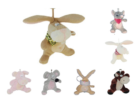 GS7883 - Animals - 10cm - w - Keychain