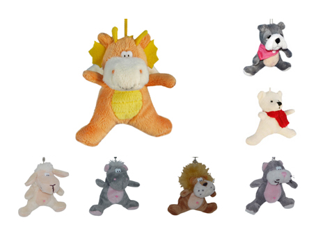 GS7883 - Animals - 10cm - w - Keychain