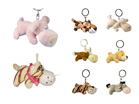 GS8096 - Animals - 8cm )- w - Keychain