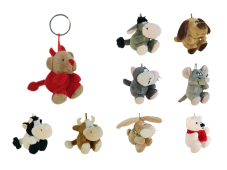 GS8312 - Animals - 7cm - w - Keychain