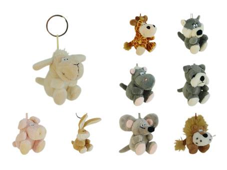 GS8312 - Animals - 7cm - w - Keychain